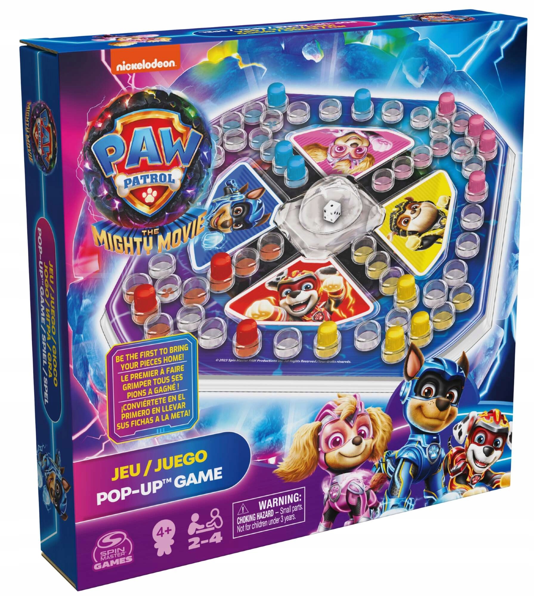 PSI PATROL GRA PLANSZOWA RZECZNOŚCIOWA CHIŃCZYK POP-UP MIGHTY MOVIE Kod producenta 6067972, 20143792