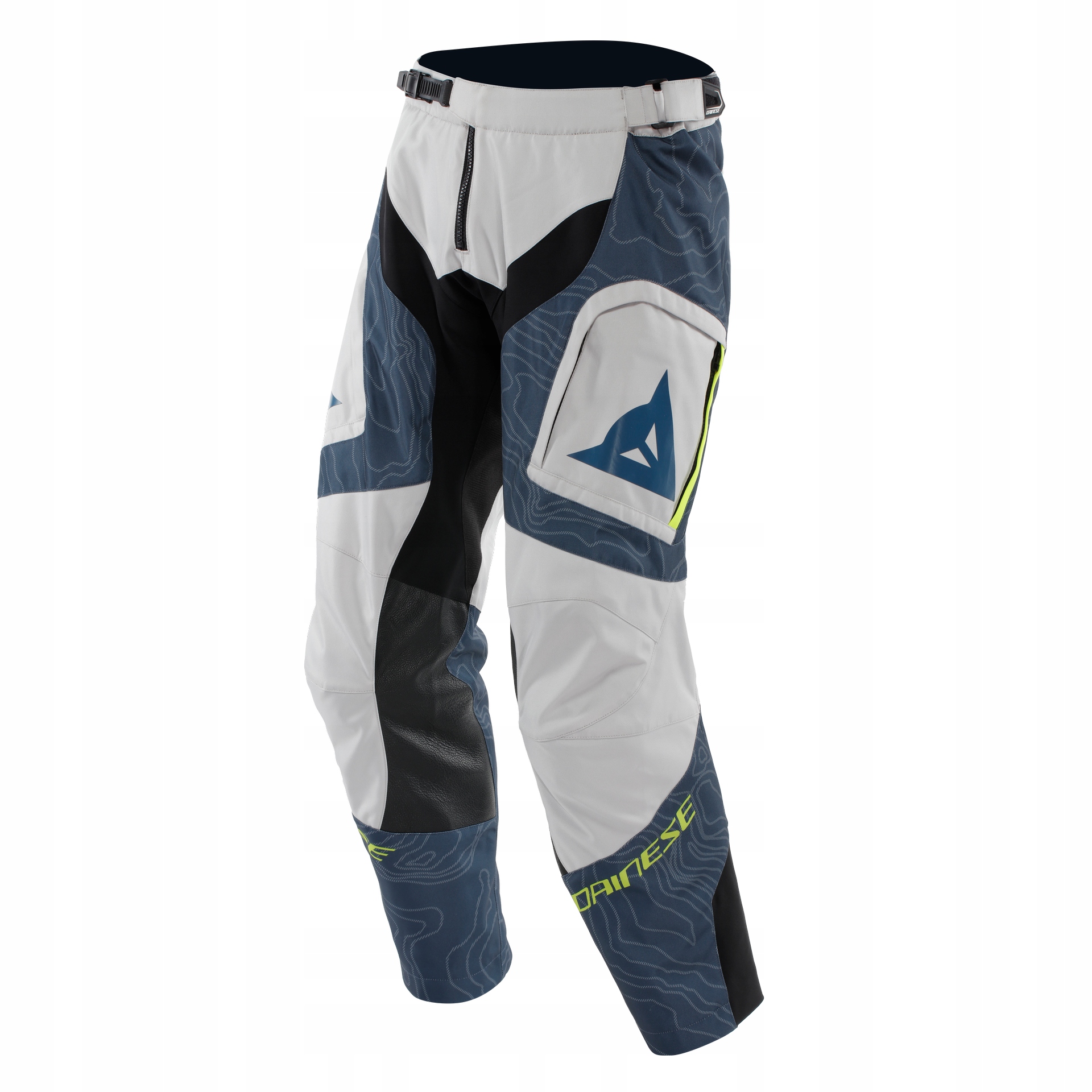 Motocyklové nohavice Adventure Dainese Sterrato Tex Bielo/Modré 54