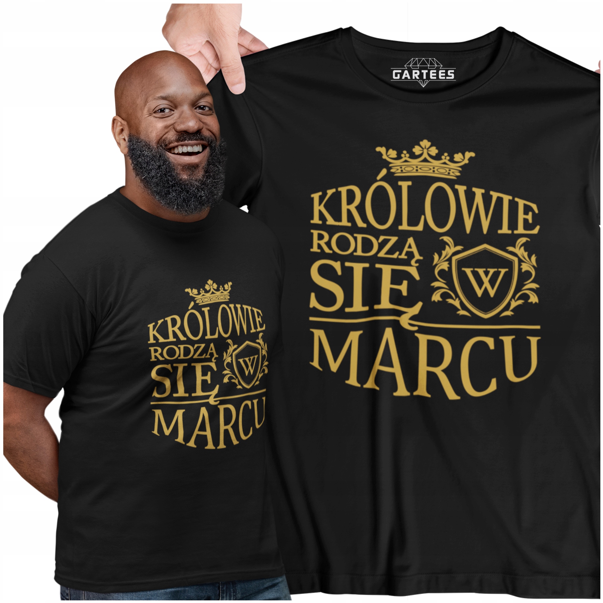 

Koszulka Zabawny Prezent Dla Brata Królowie Marca