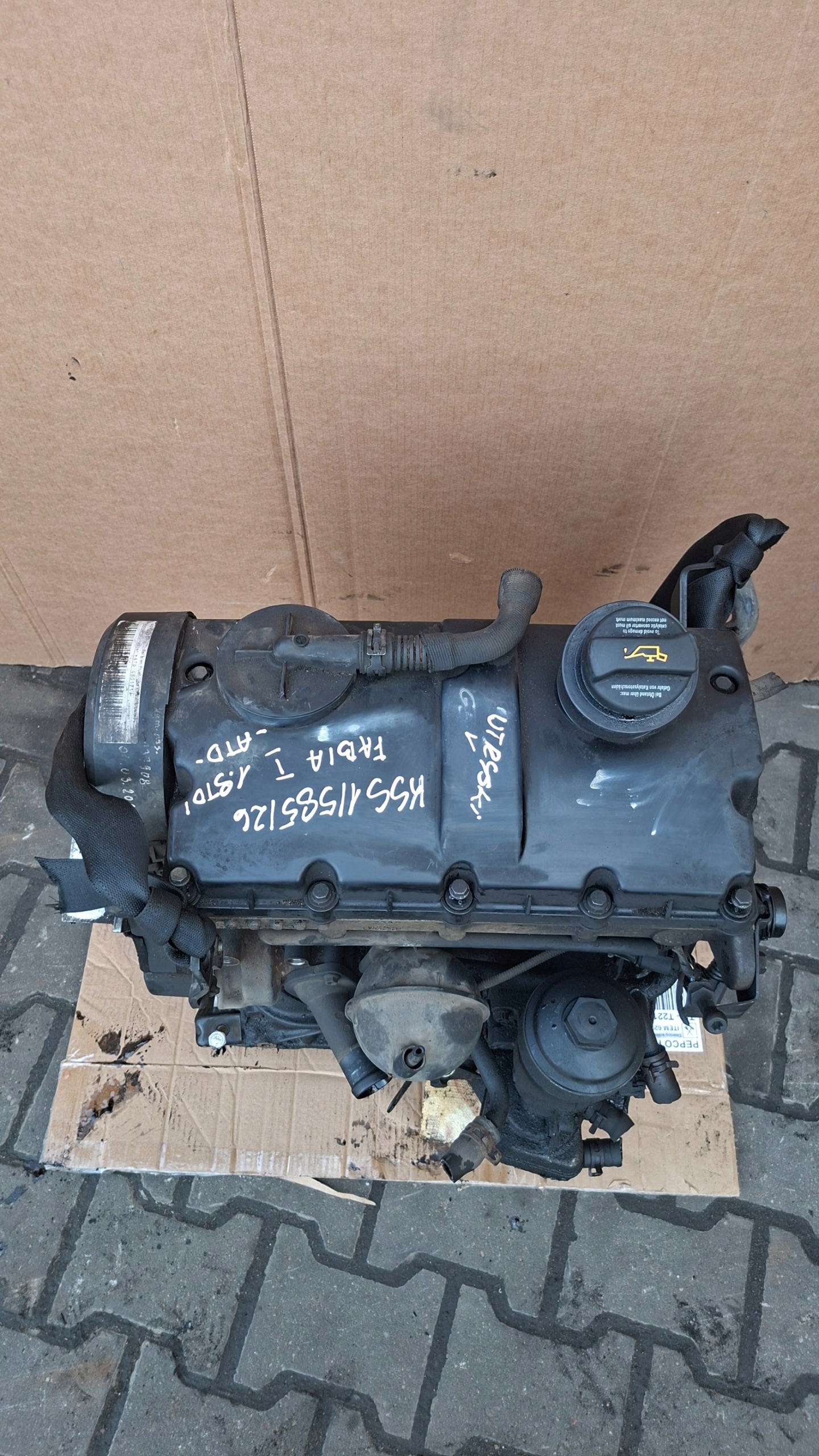 engine pillar Z UKLADEM PALIWOWYM SKODA FABIA and 1.9TDI