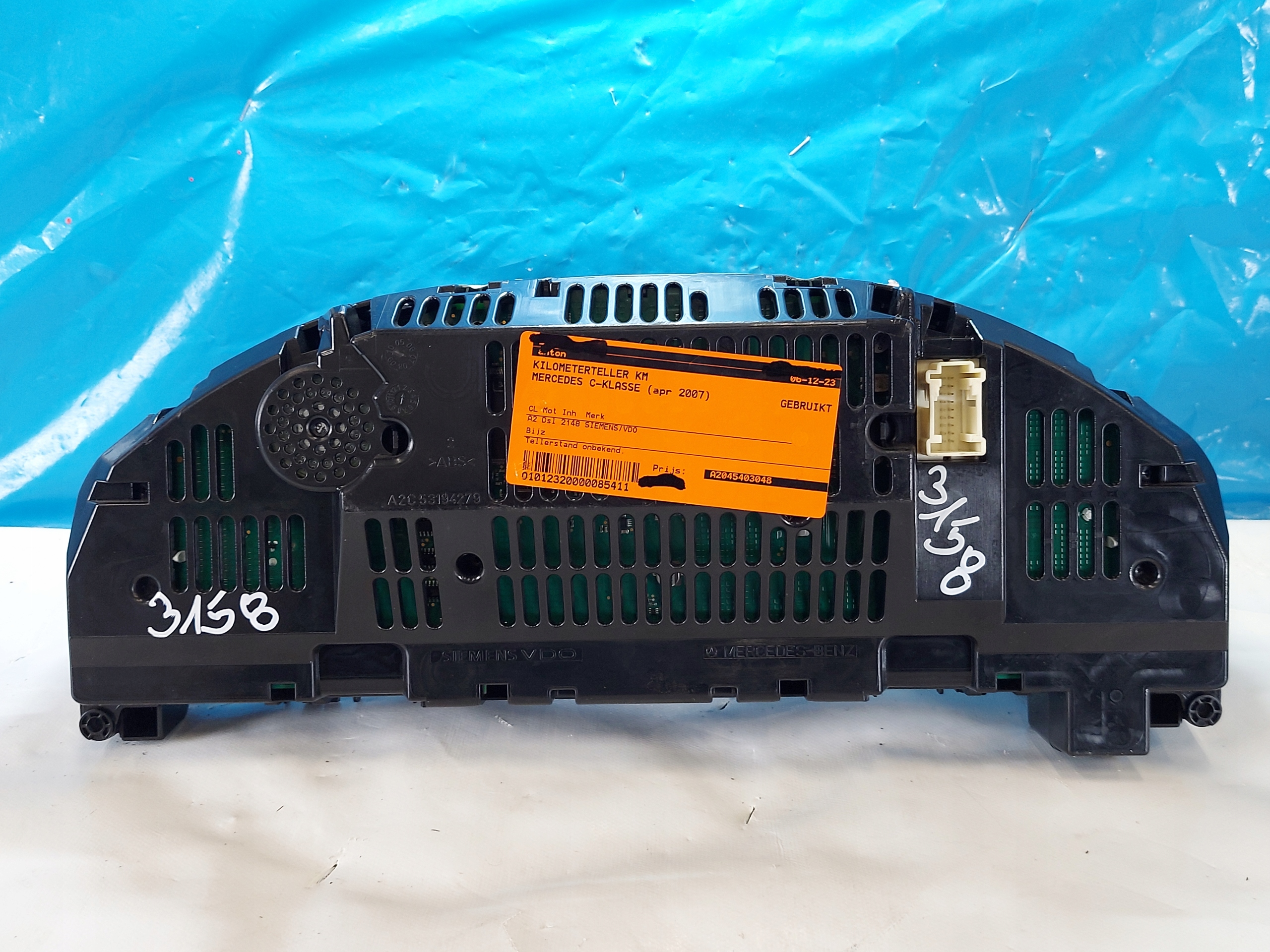 dials clock MERCEDES W204 2.2 CDI 2007r A2045403048