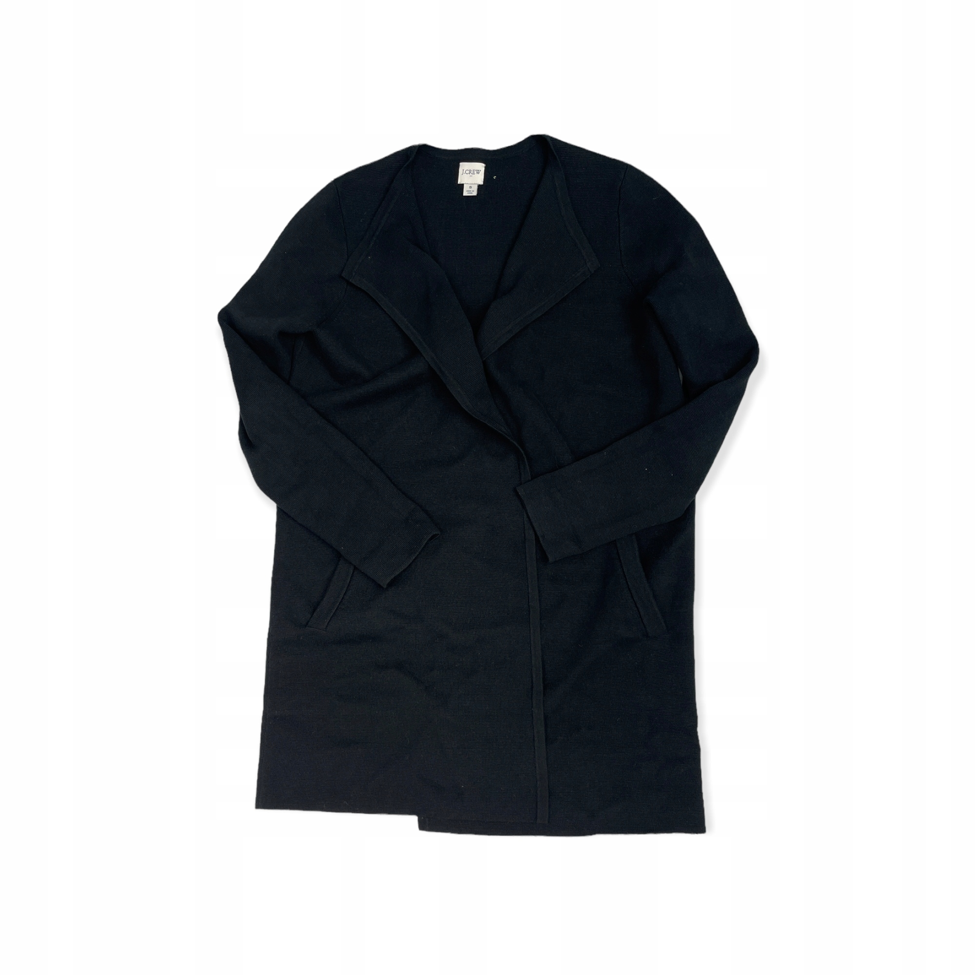 Dámský kardigranový přehoz s černým rukávem J. Crew S