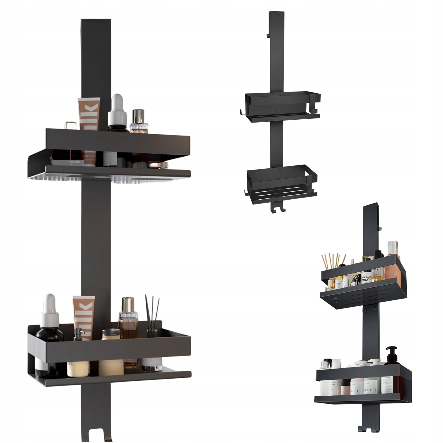 Skladový Regál, Nosnost 7 Kg, Dvouvrstvý, Zesílený, Věšák Na Dveře