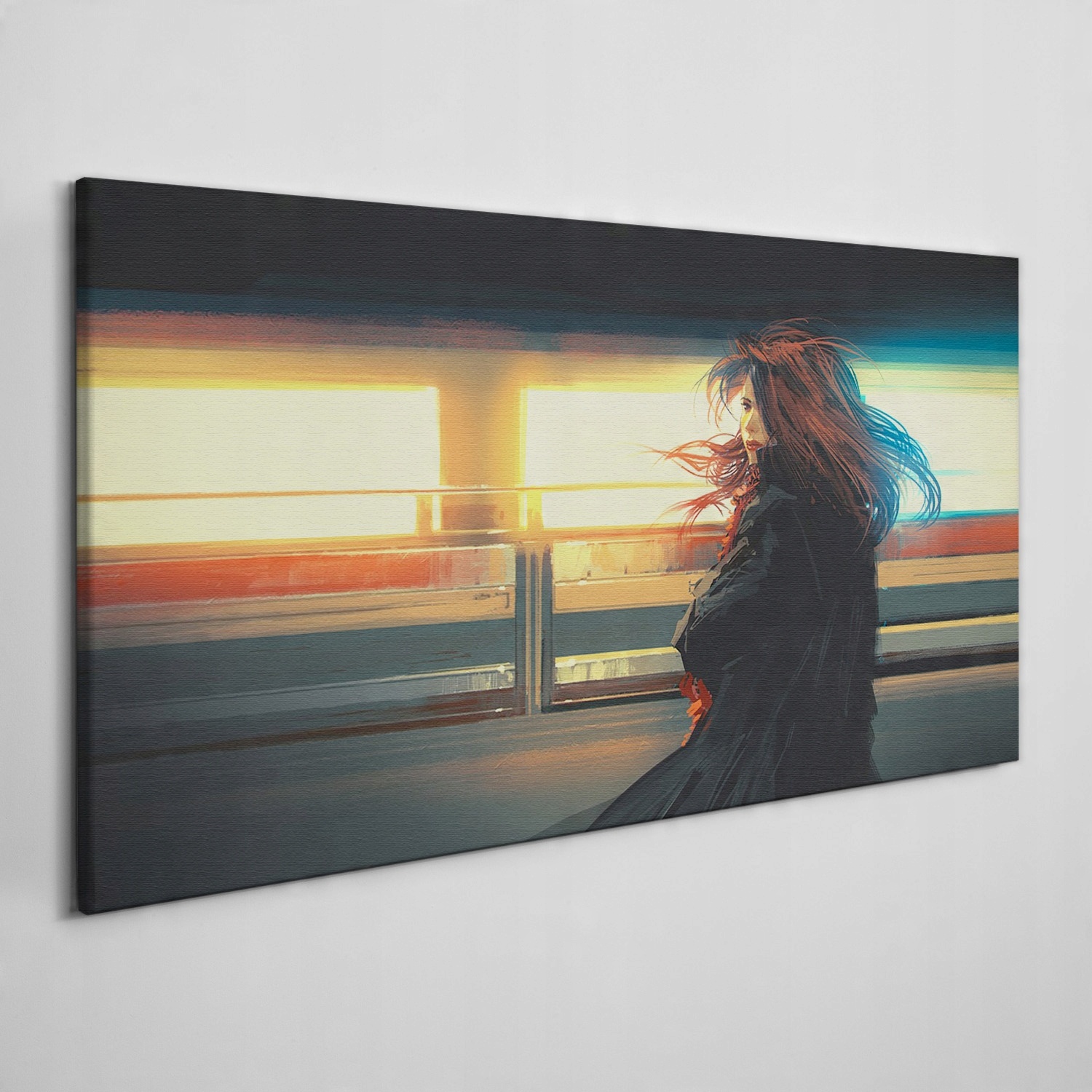 

Płótno obraz na ścianę Kobieta cyberpunk 120x60 cm