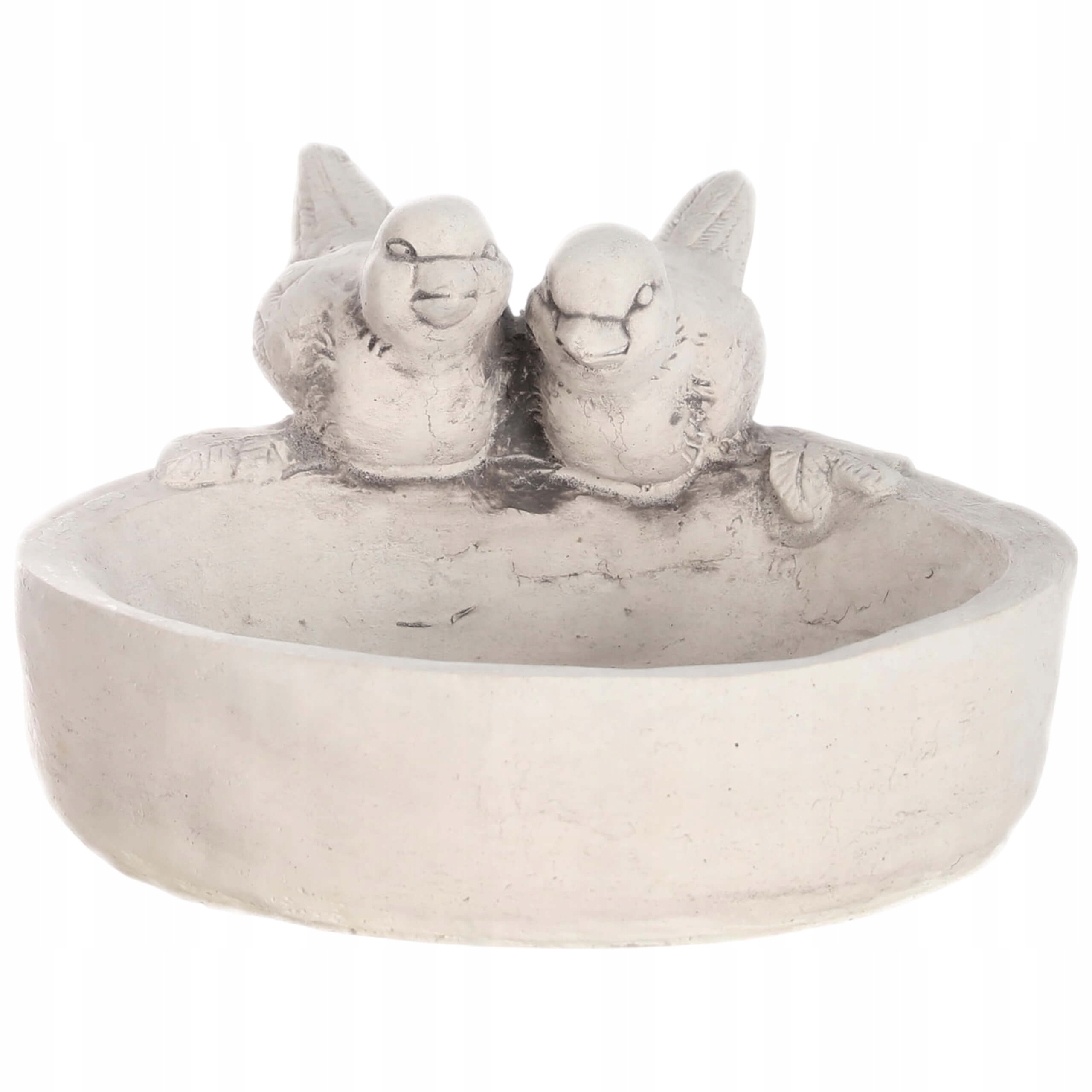 Krmítko Pro Ptáky Antyki24 Betonové Art Deco pro zahradu Šedé 15 cm 8 kg