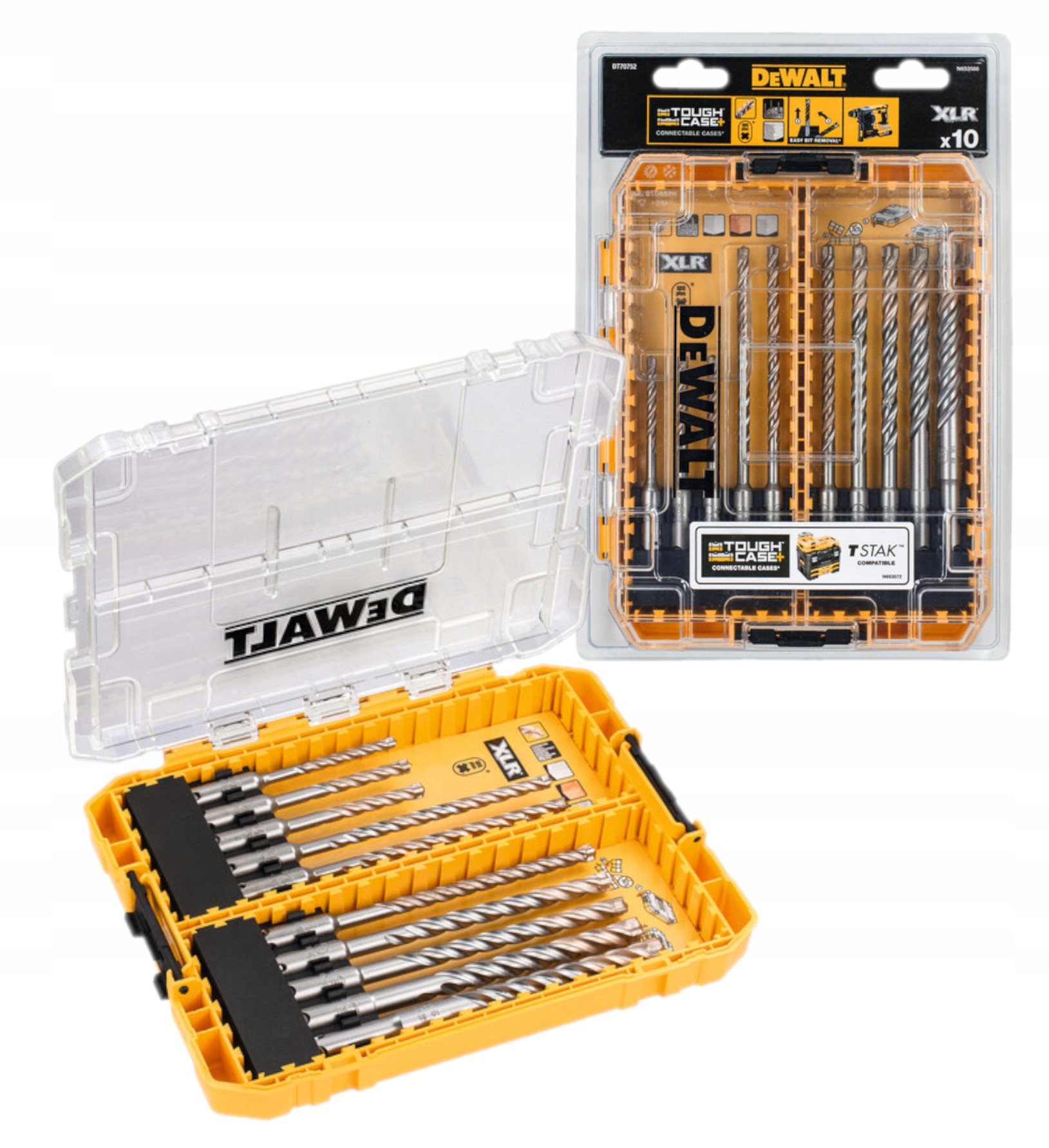 DeWALT Zestaw wierteł do betonu Sds Plus Carbide 10 cz. 5-12 mm DT70752