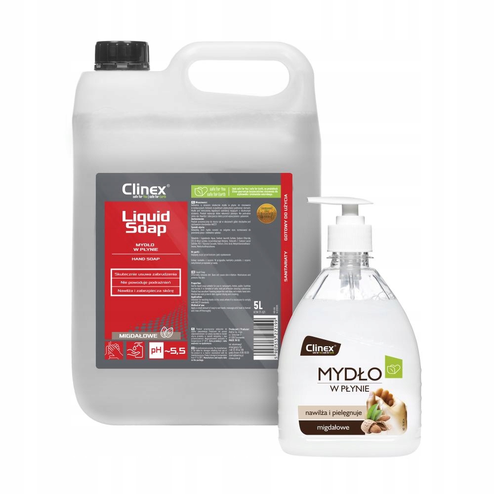 

Clinex Liquid Soap Mydło w płynie migdałowe 5L