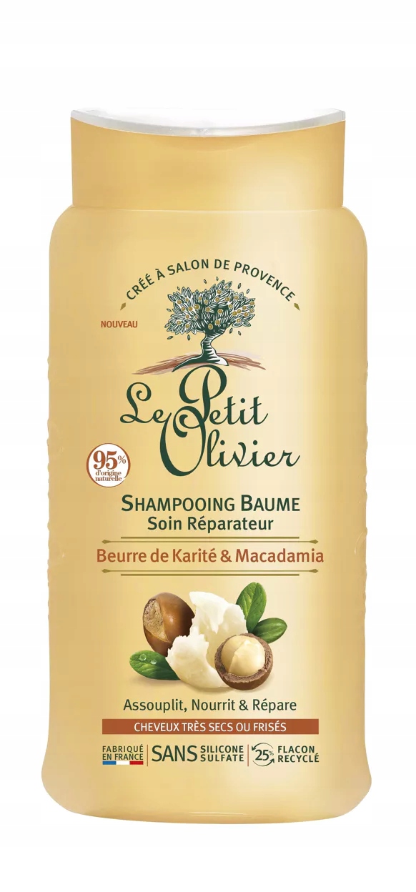 Le Petit Olivier Regeneračný šampón bambucké maslo olej Makadamia 250 ml
