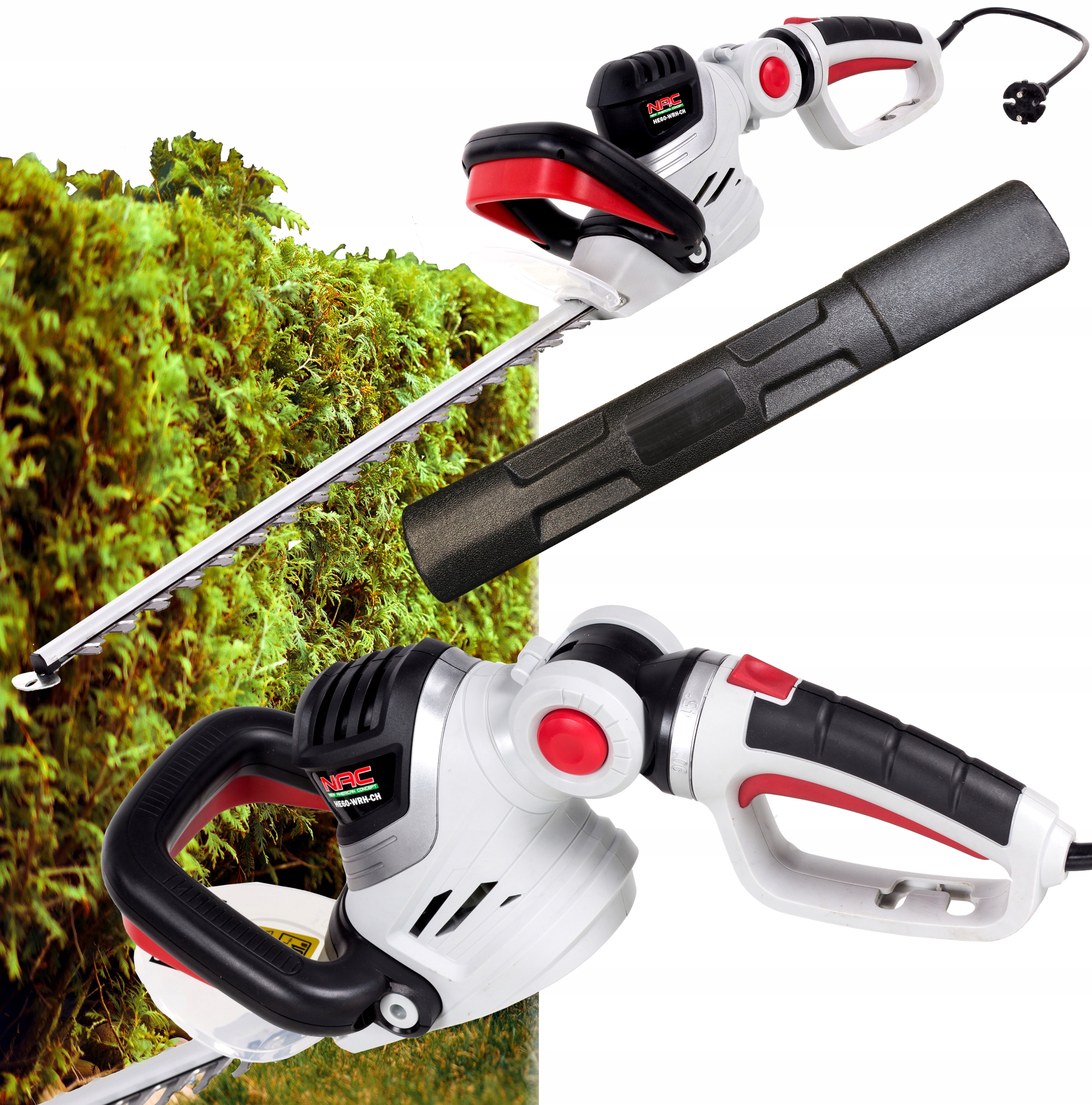 Nożyce do żywopłotu Nac HE60-WRH-CH 51cm 600W