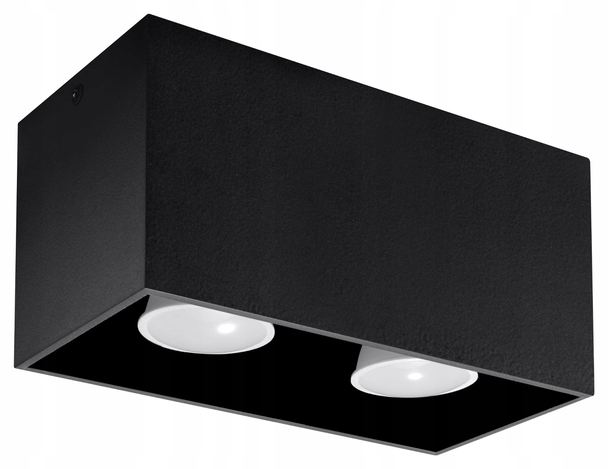 Stropný spot Quad Maxi čierny Sollux Lighting