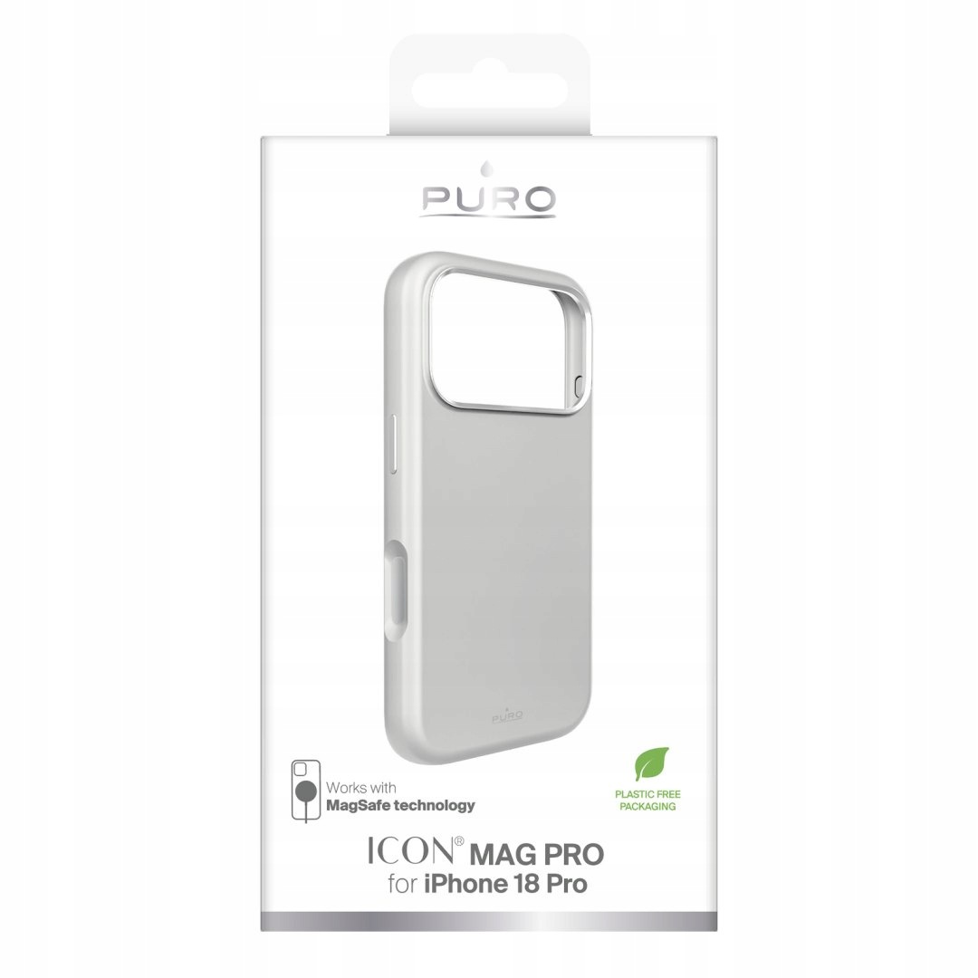 Puro Icon Mag Pro etui do iPhone 18 Pro 17 Pro kompatybilne z MagSafe