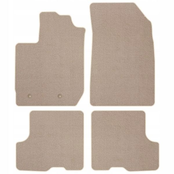 Dacia Duster 2018- Velurové koberce Comfort Béžové
