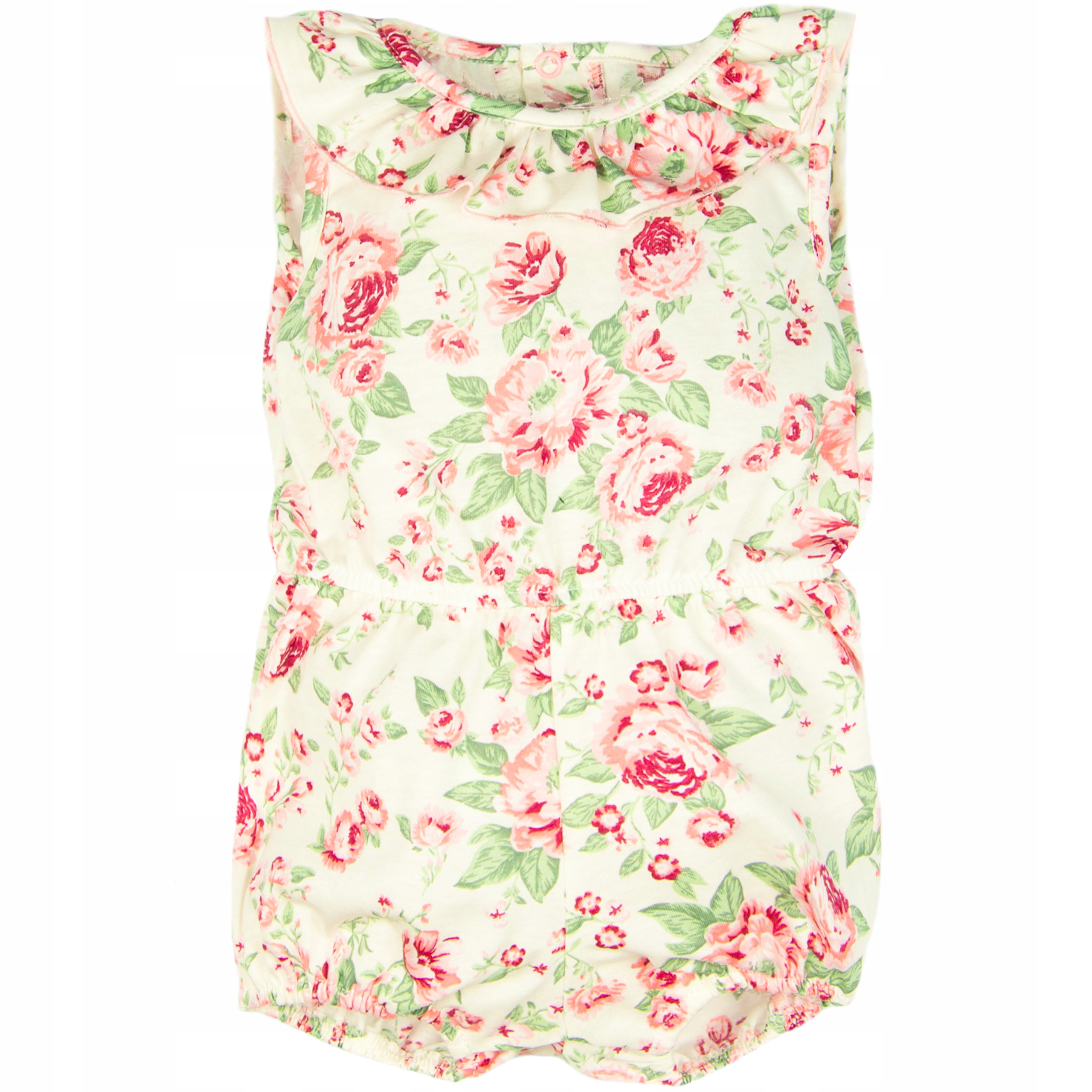 

Rampers Krótki na upały Letni Z Falbanką 74