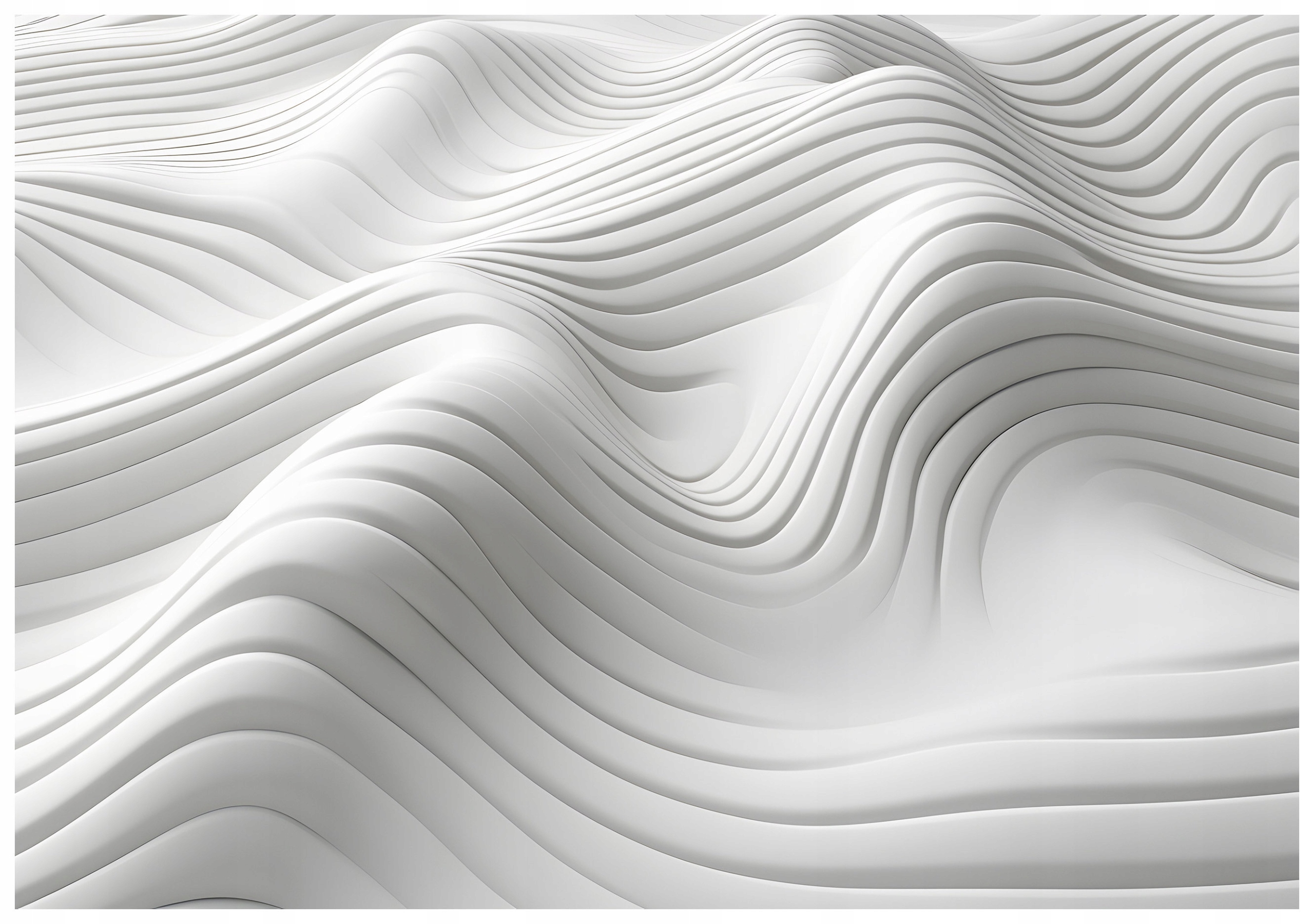 Vliesová fototapeta Bílé vlny a linie Klid 368x254 lepidlo