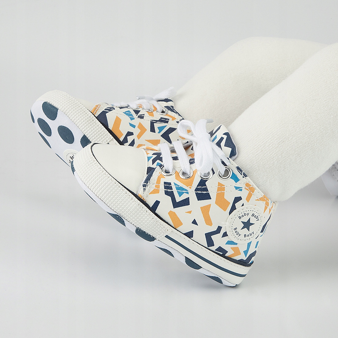 Trampki Buty Dla Niemowlaka Dziecka Malucha Niechodki Sznurówki Rozmiar 20 Marka Inna marka