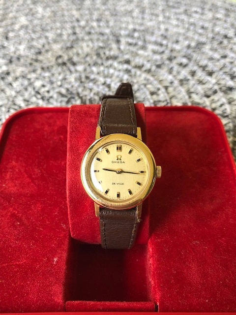 OMEGA De Ville MECHANICZNA ZLOTO 18k SLICZNA 25mm