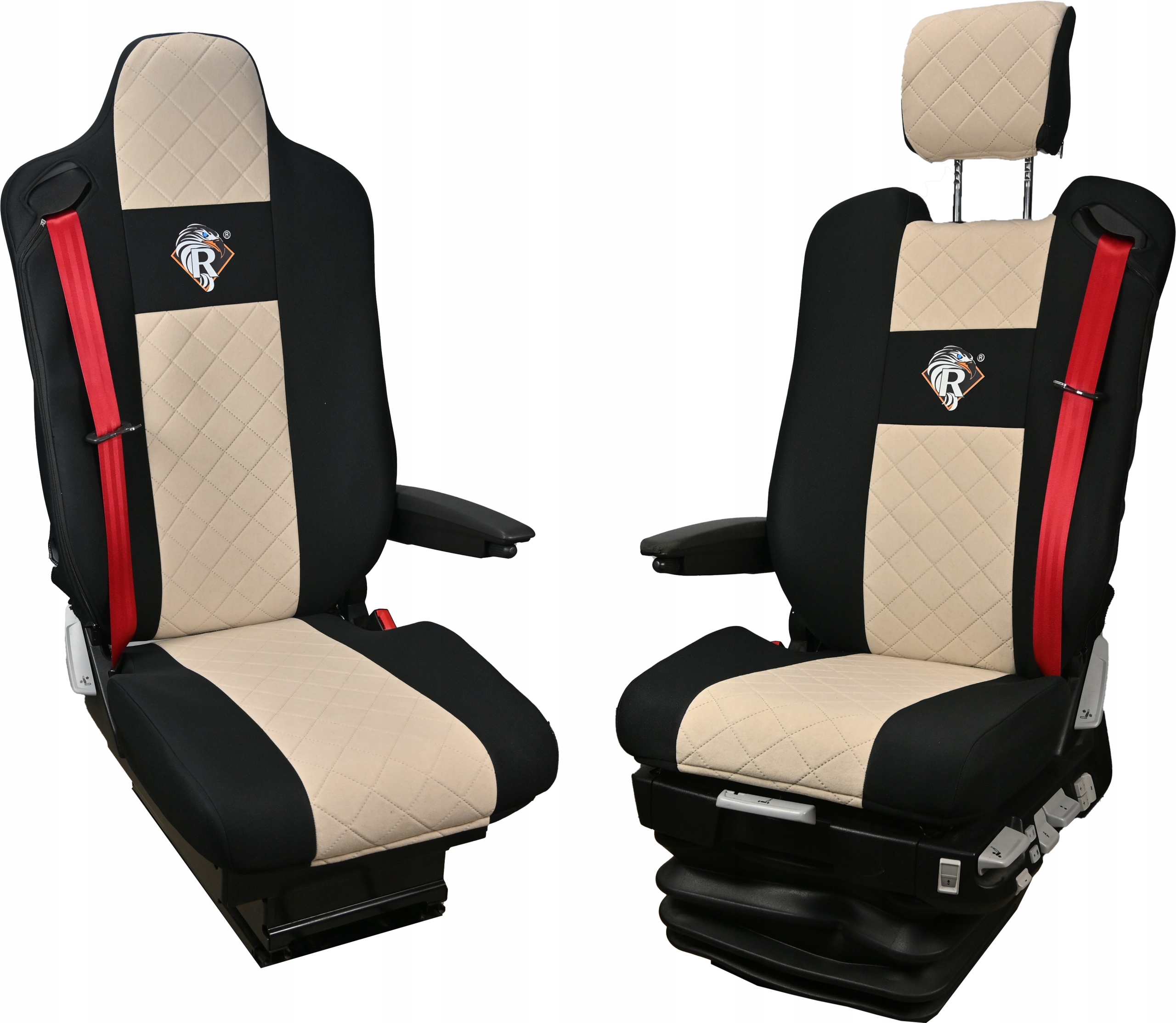 Pokrowce na fotele RENAULT GAMA T od 2014 fotele różne BEŻ