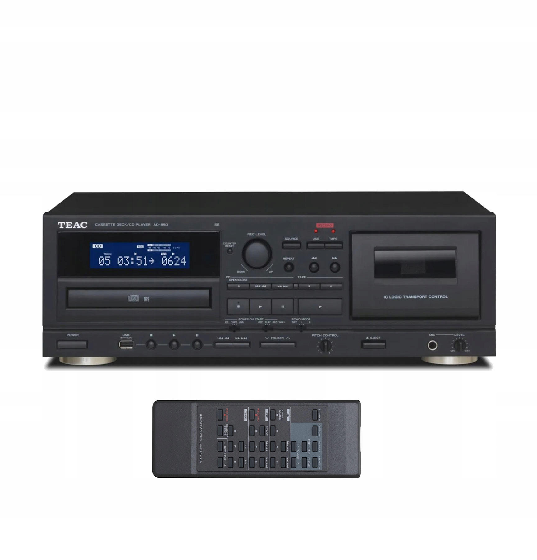 Magnetofon Multi Teac AD-850 Se Deck Record Usb CD