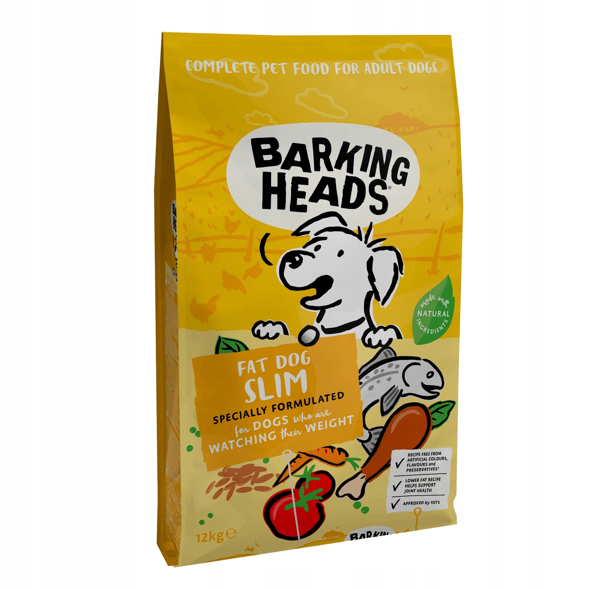 Levně Barking Heads krmivo suché kuře 12 kg