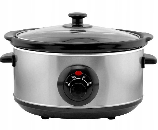 Pomalý hrniec 200 W 3,5 l keramická miska čierna 3 režimy