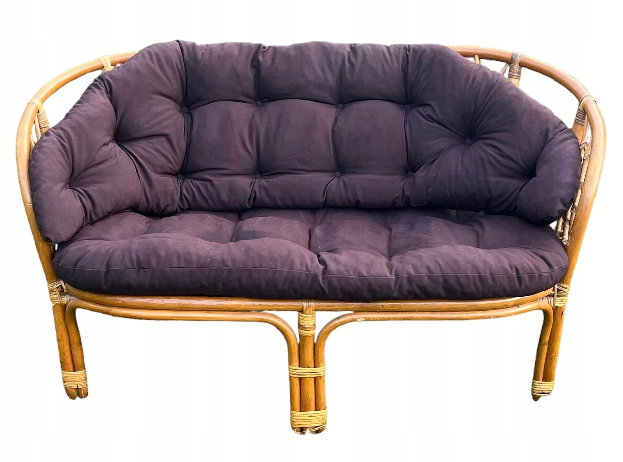 Polštáře Na Ratanový Nábytek Hnědá Pohovka