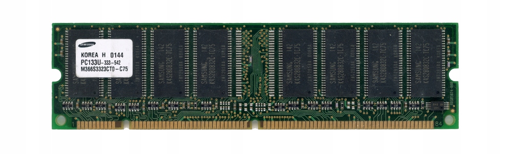 SAMSUNG 256MB SDRAM PC133U 133MHz M366S3323CT0-C75 Non-ECC