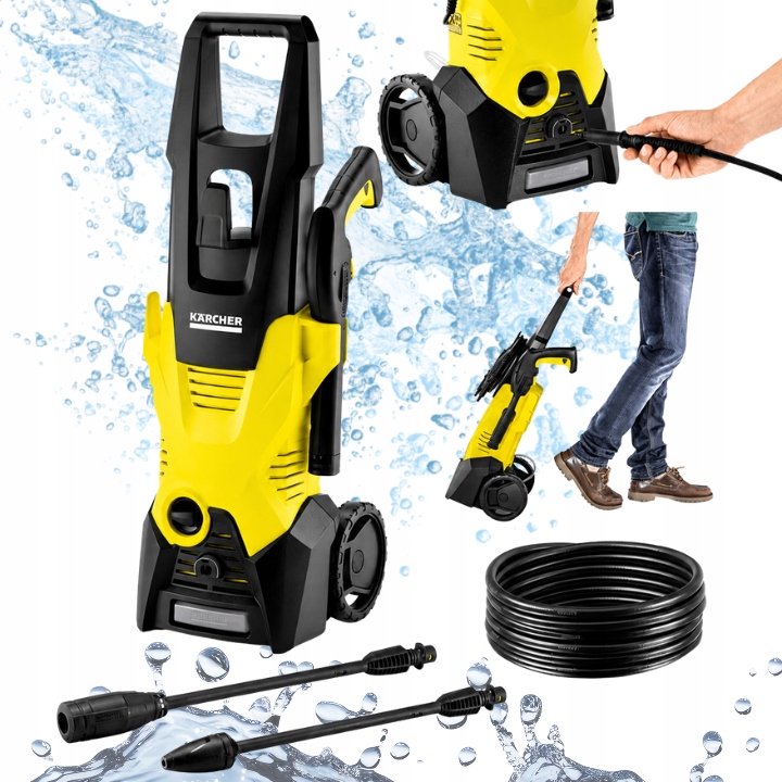 Myjka Ciśnieniowa Karcher K3 Do Mycia Karher Kostki Elewacji Samochodów Aut