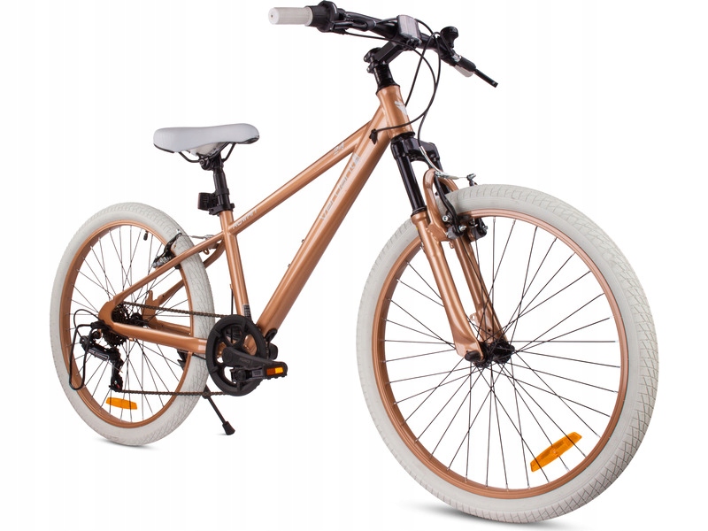 Rower młodzieżowy Sun Baby Verdant 24 cale dla chłopca Cappuccino