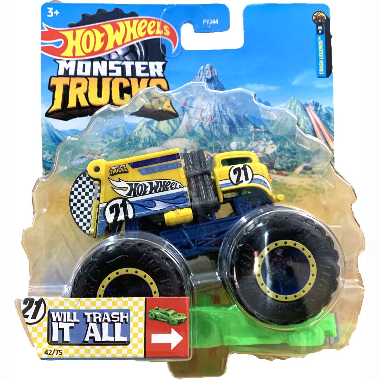 

Hot Wheels Monster Trucks Will Trash It All FYJ44