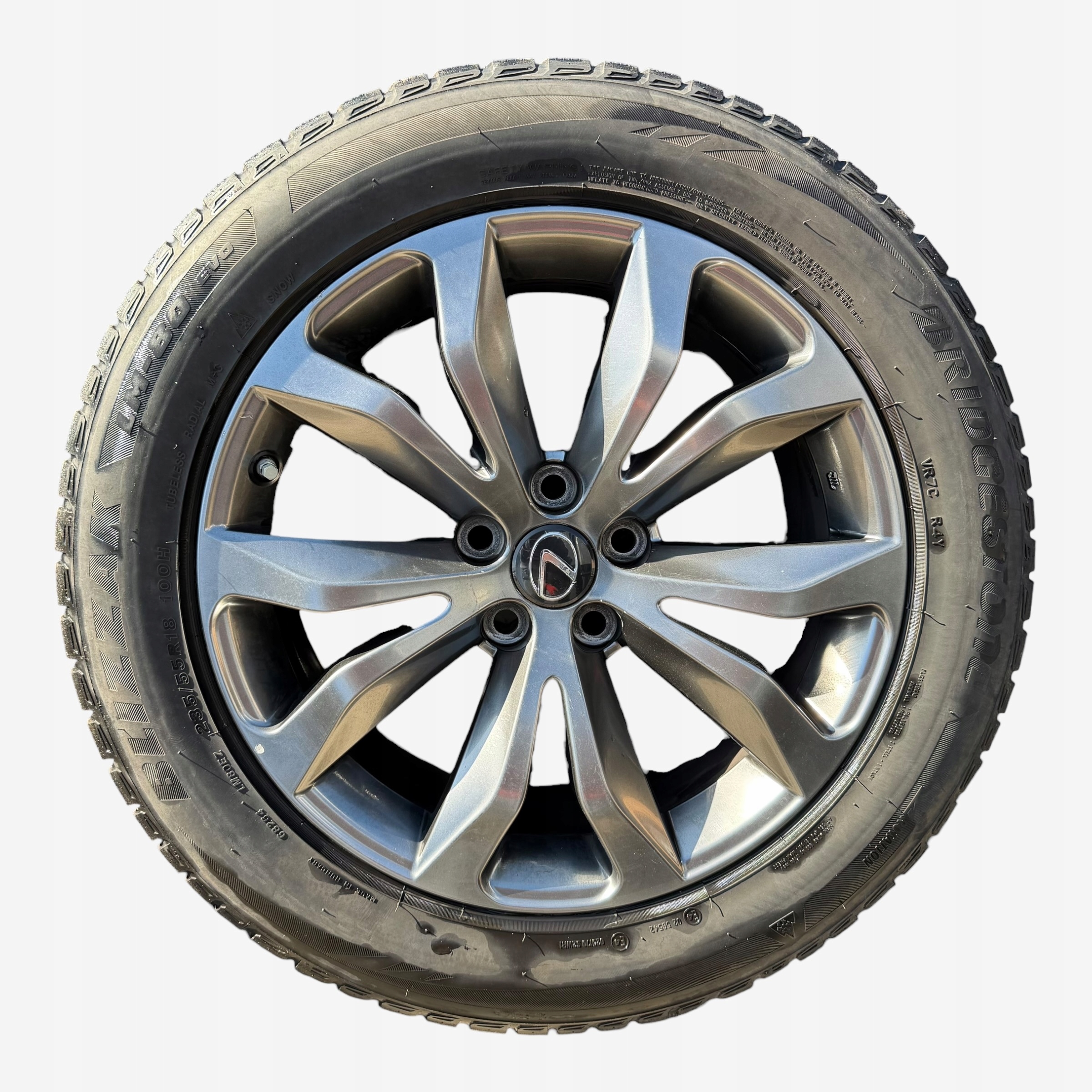 discs wheels tyres LEXUS NX NX300 BRIDGESTONE 235/55/18" 4MM winter M+S