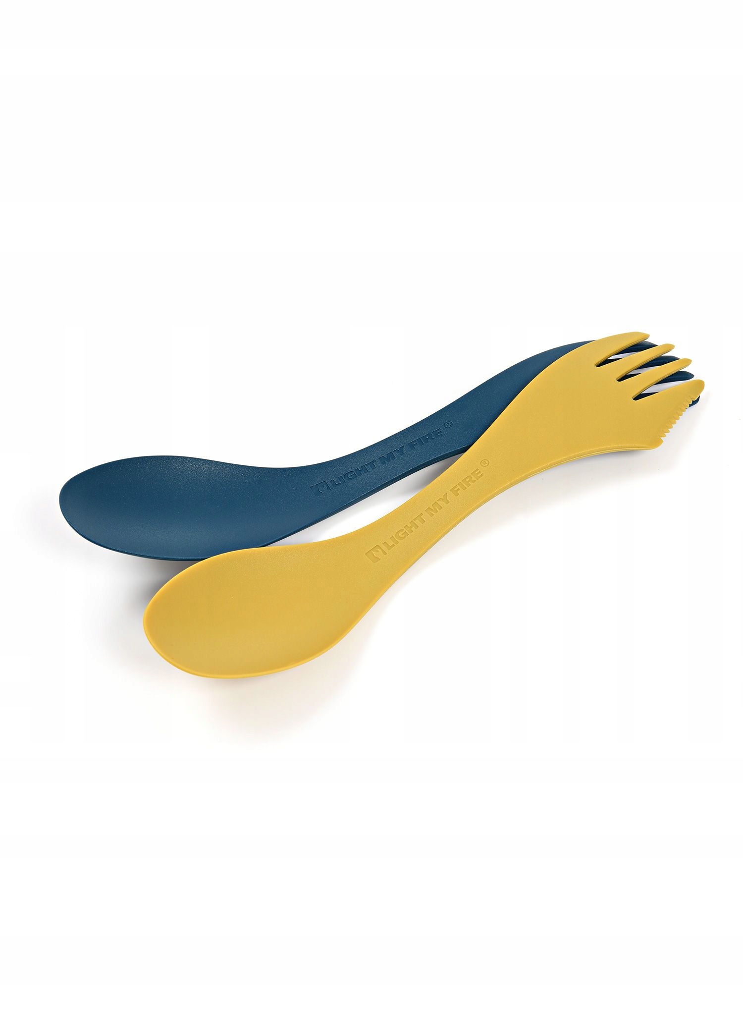 Sztućce Light My Fire Spork Medium Bio 2 szt. yellow/navy