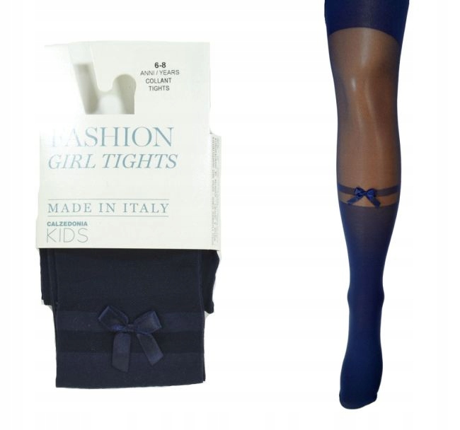 

Calzedonia rajstopy Granatowe 134-140 Kokardka