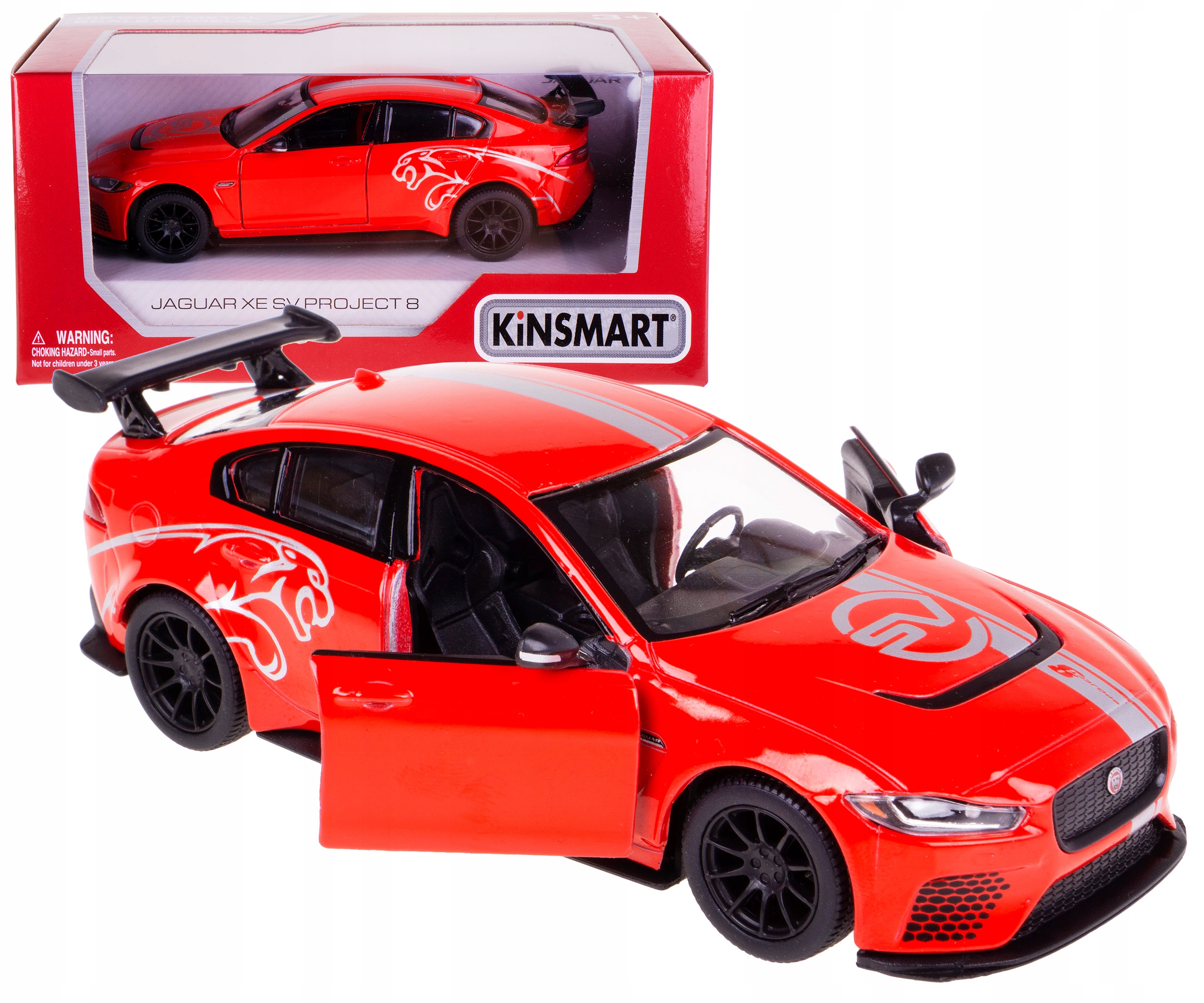 

Jaguar Xe Sv Project 8 Kinsmart Model Box 1:38 Cze