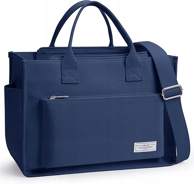 TORBA TECZKA DAMSKA NA RAMIE DO PRACY NA LAPTOPA I AKCESORIA