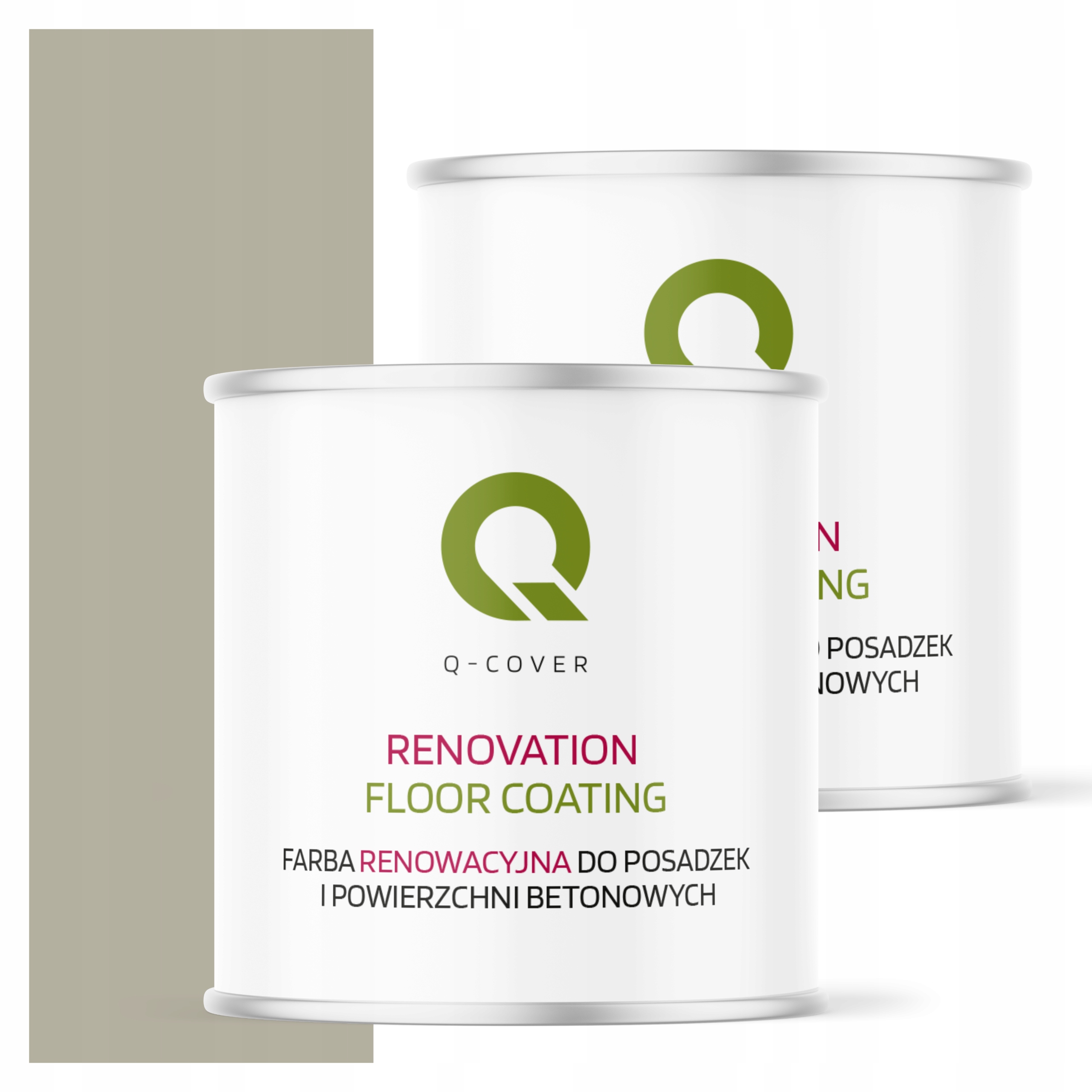 Ochranná farba na podlahy Betón Renovačná šedá béžová 7032 polomatná 2,5L