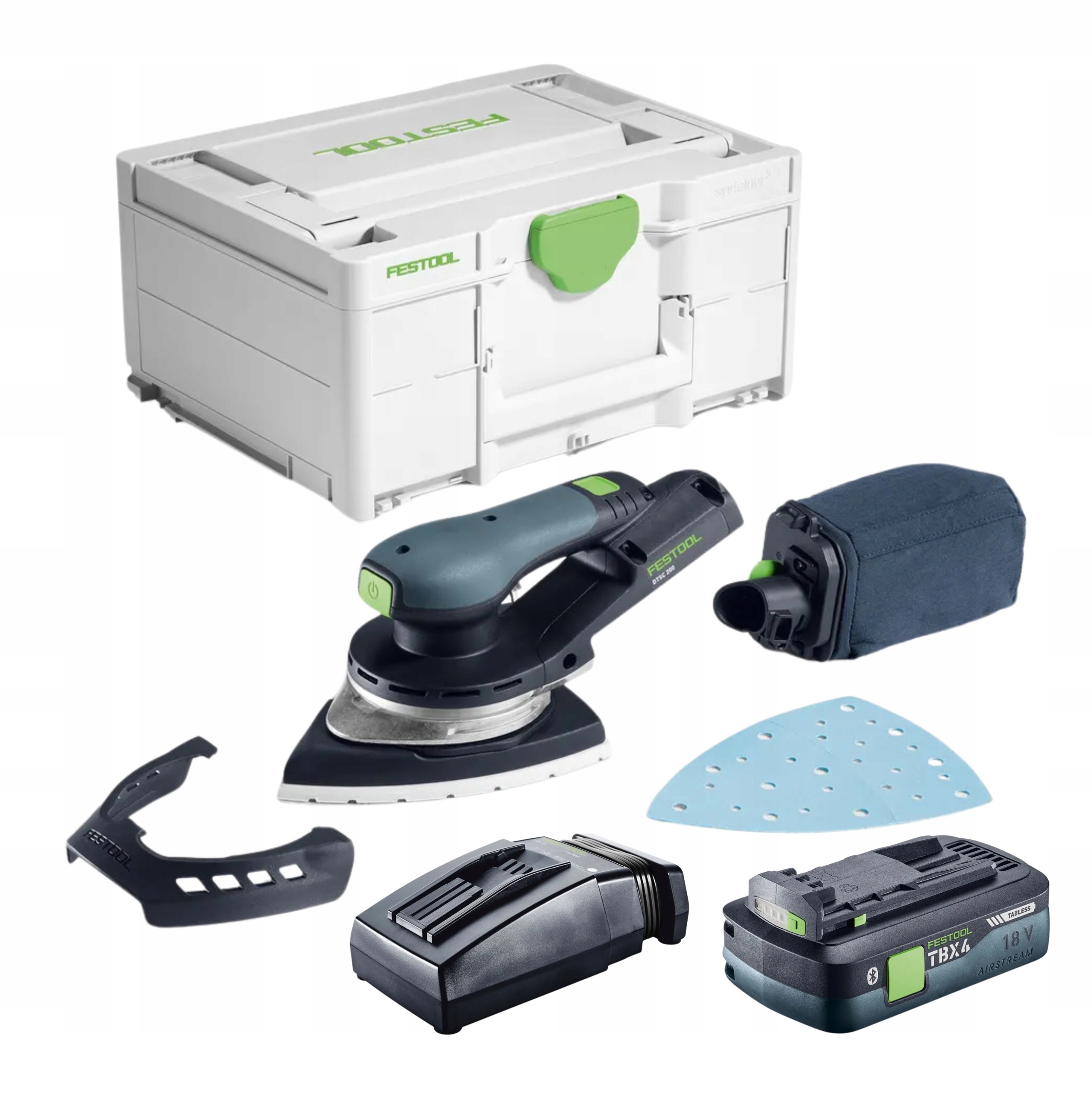Festool Szlifierka Dtsc 200-Basic 577713 Ładowarka Tcl 6 nr 201135 Tbx