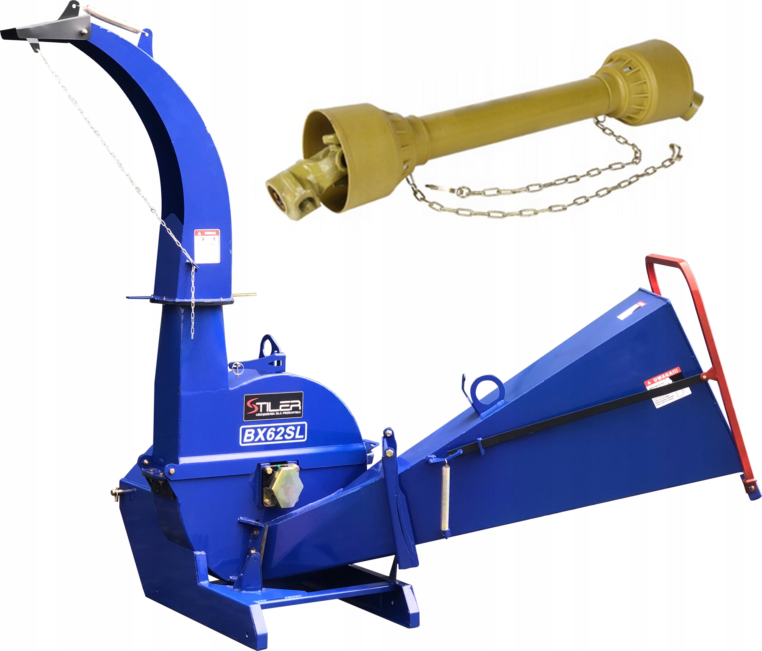 Silný Traktorový Kotoučový Štěpkovač Na Větve Dřeva Bx 62S 150 MM Wom Bonus