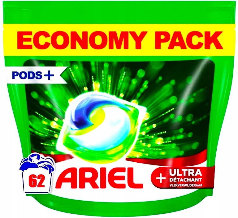 Ariel kapsułki do prania uniwersla allin1+Ultra+ 62 szt