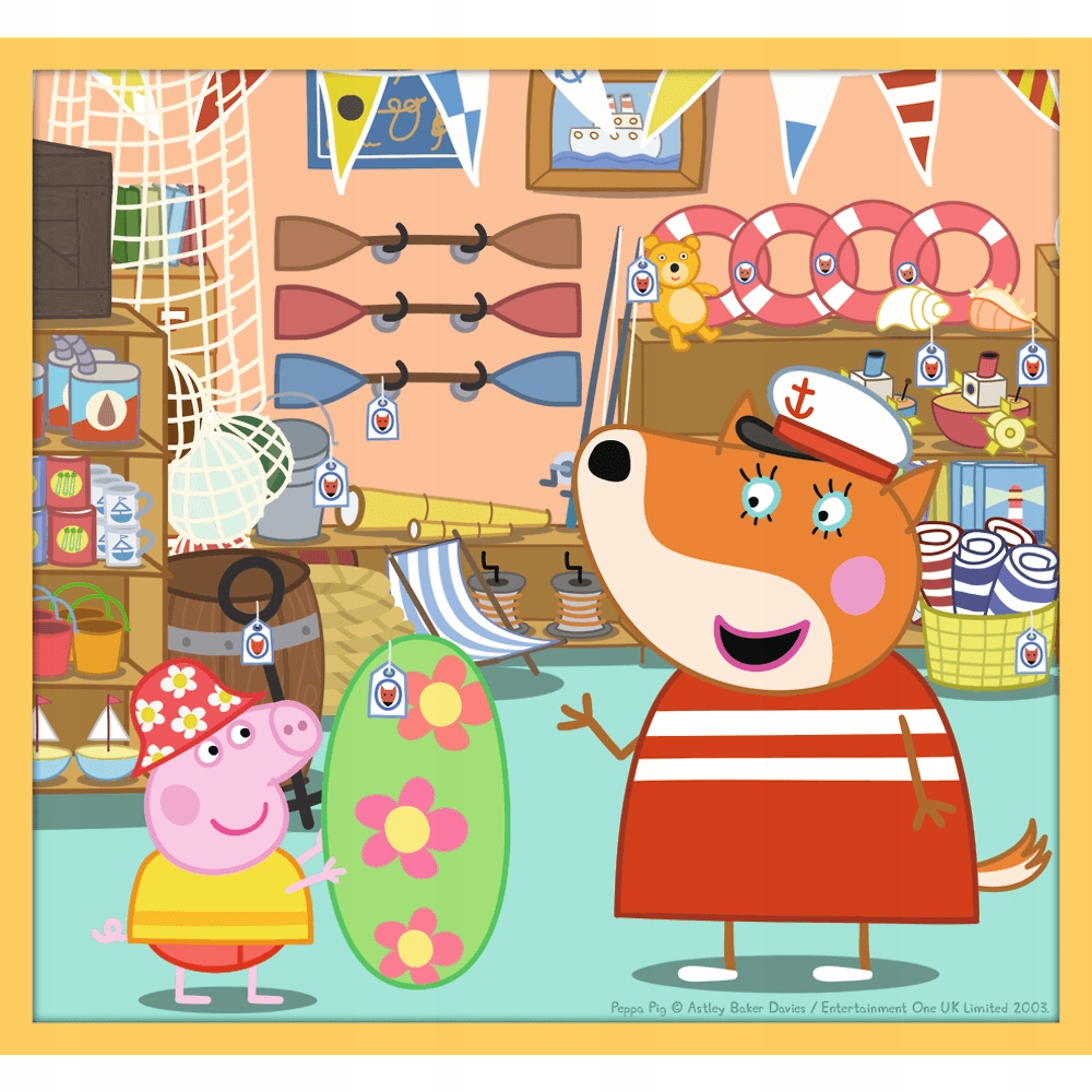 PUZZLE 10W1 UKŁADANKA DLA DZIECI ŚWINKA PEPPA 329 ELEMENTÓW 4+ TREFL Płeć chłopcy dziewczynki