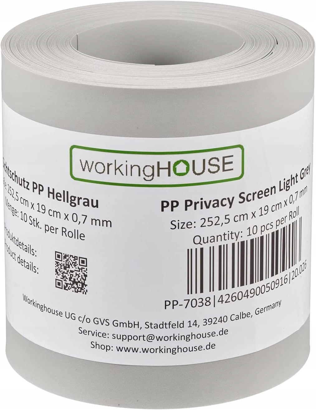 Taśma ogrodzeniowa cieniująca 19x 252,5cm - 10szt