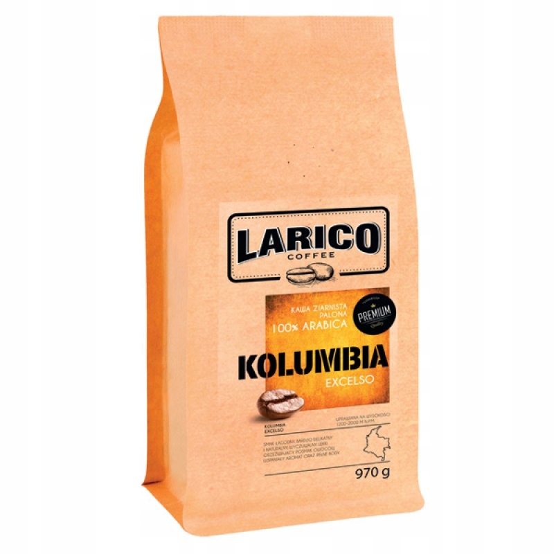 Kawa Larico Kolumbia Excelso ziarnista 970g