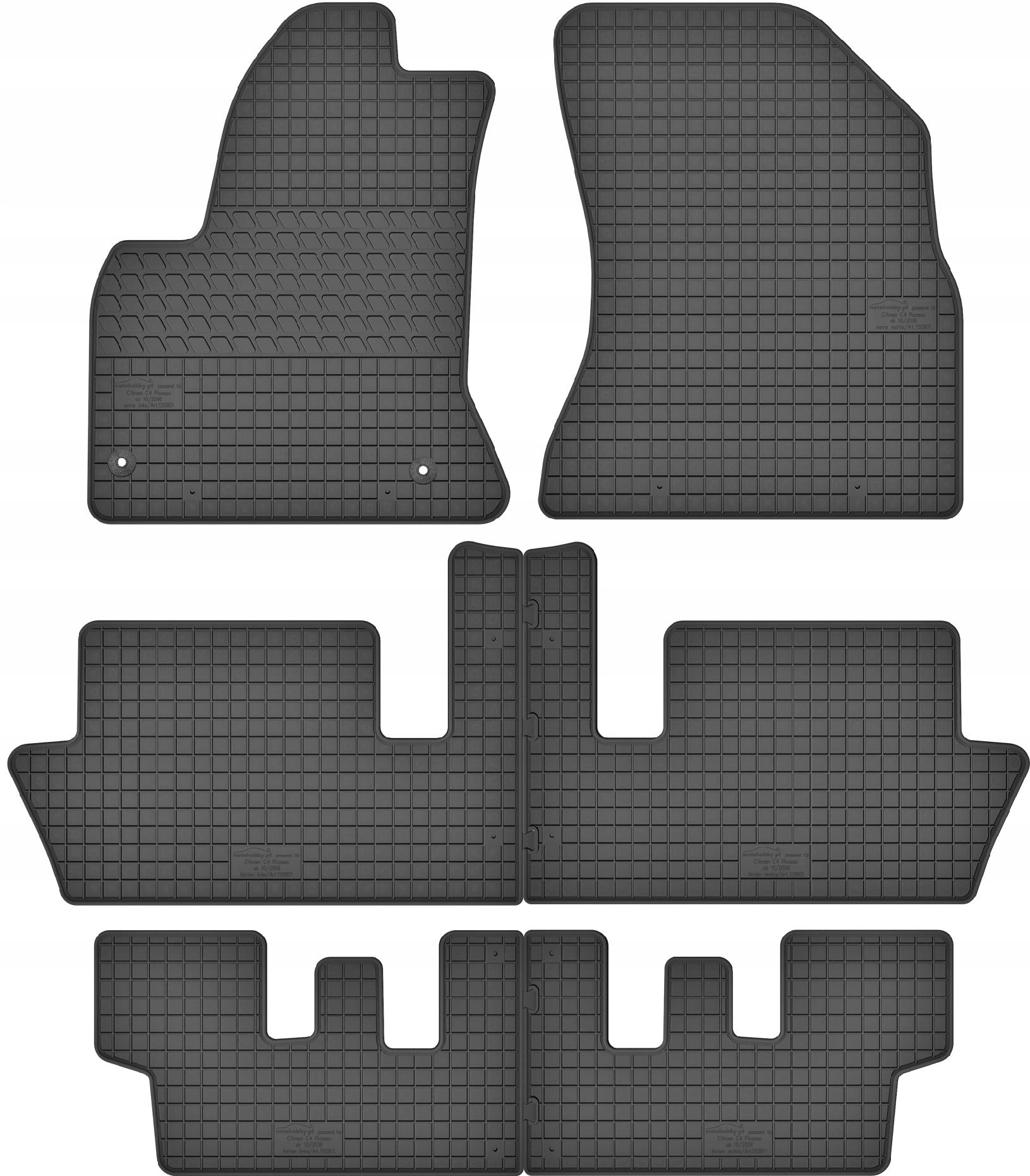 

Dywaniki gumowe dedykowane do Citroen C4 Picasso 7