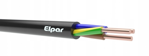 Zemný kábel 3X1.5 100 m Poľský kábel čierny 5901854415178