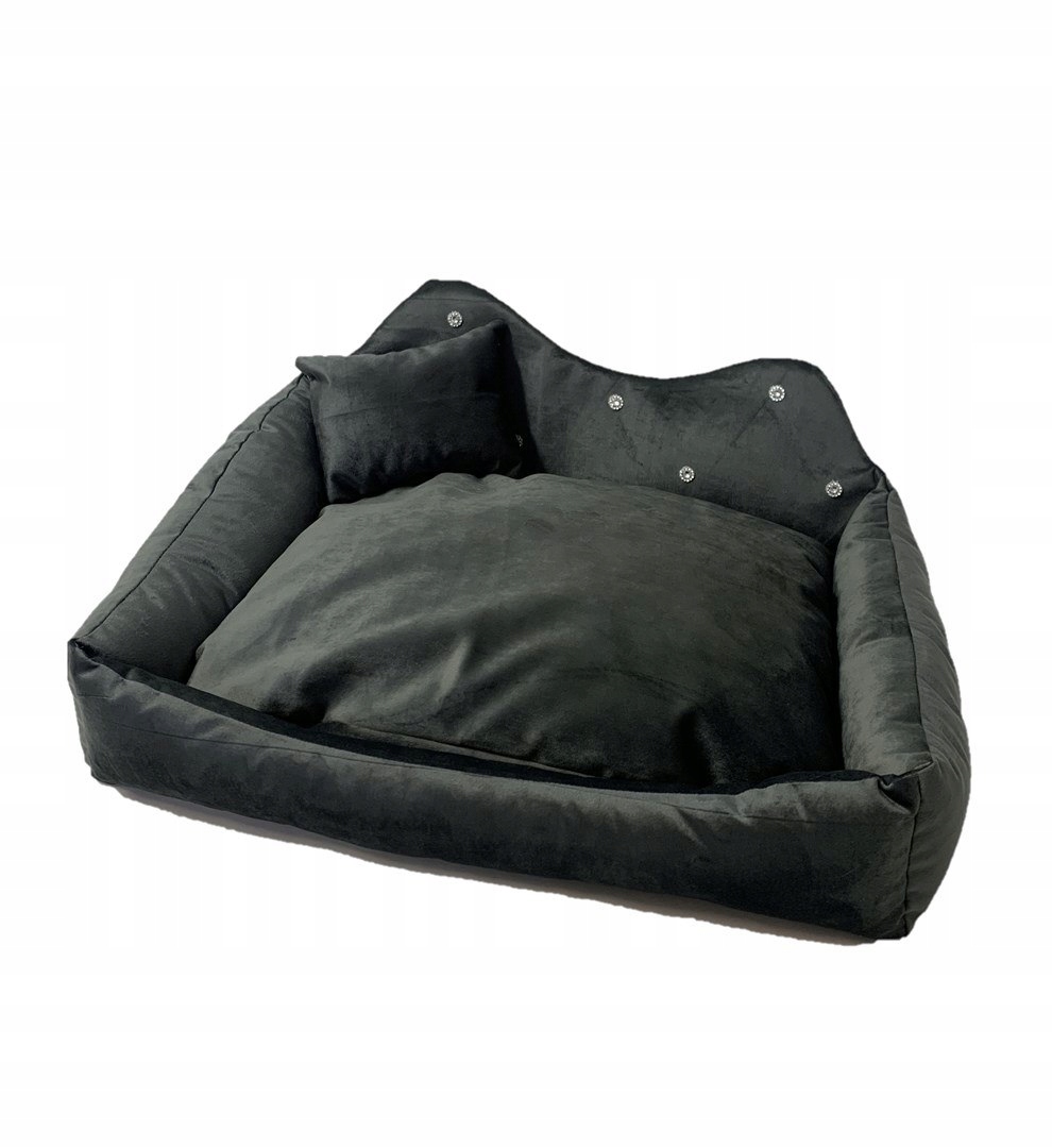 Levně Go Gift Prince grafit L pelíšek pro zvířata 52 x 42 x 10 cm