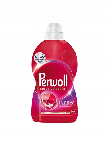 Levně 2x Perwoll Renew Color Tekutý prací prostředek na barevné prádlo 1L (20 praní)