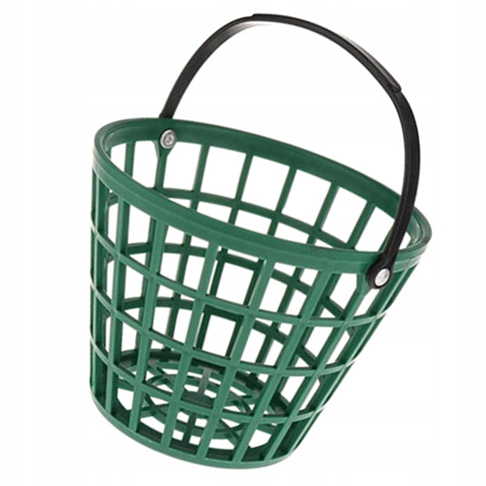 Kosz Na Piłki Golfowe Z Wytrzymałego, Zielonego Tworzywa