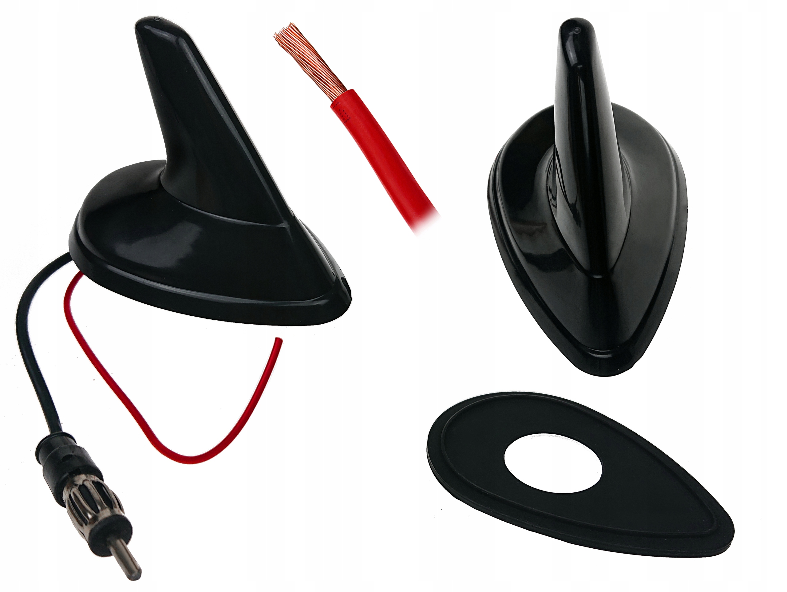 

Antena Samochodowa Radiowa Rekin Płetwa Wzmacniacz