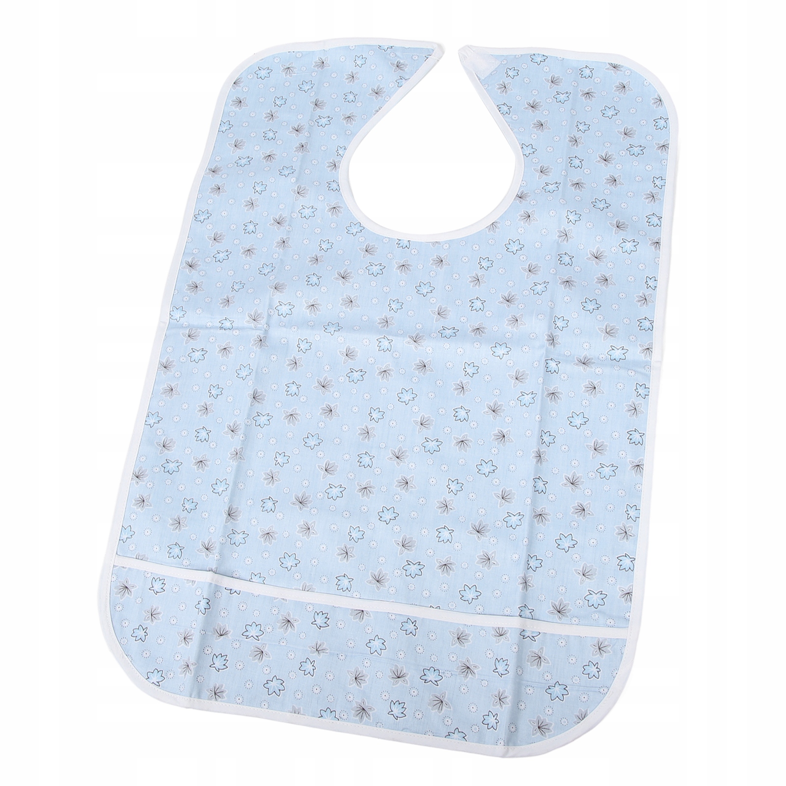 Bawełniany śliniaczek dla dorosłych Niebieski