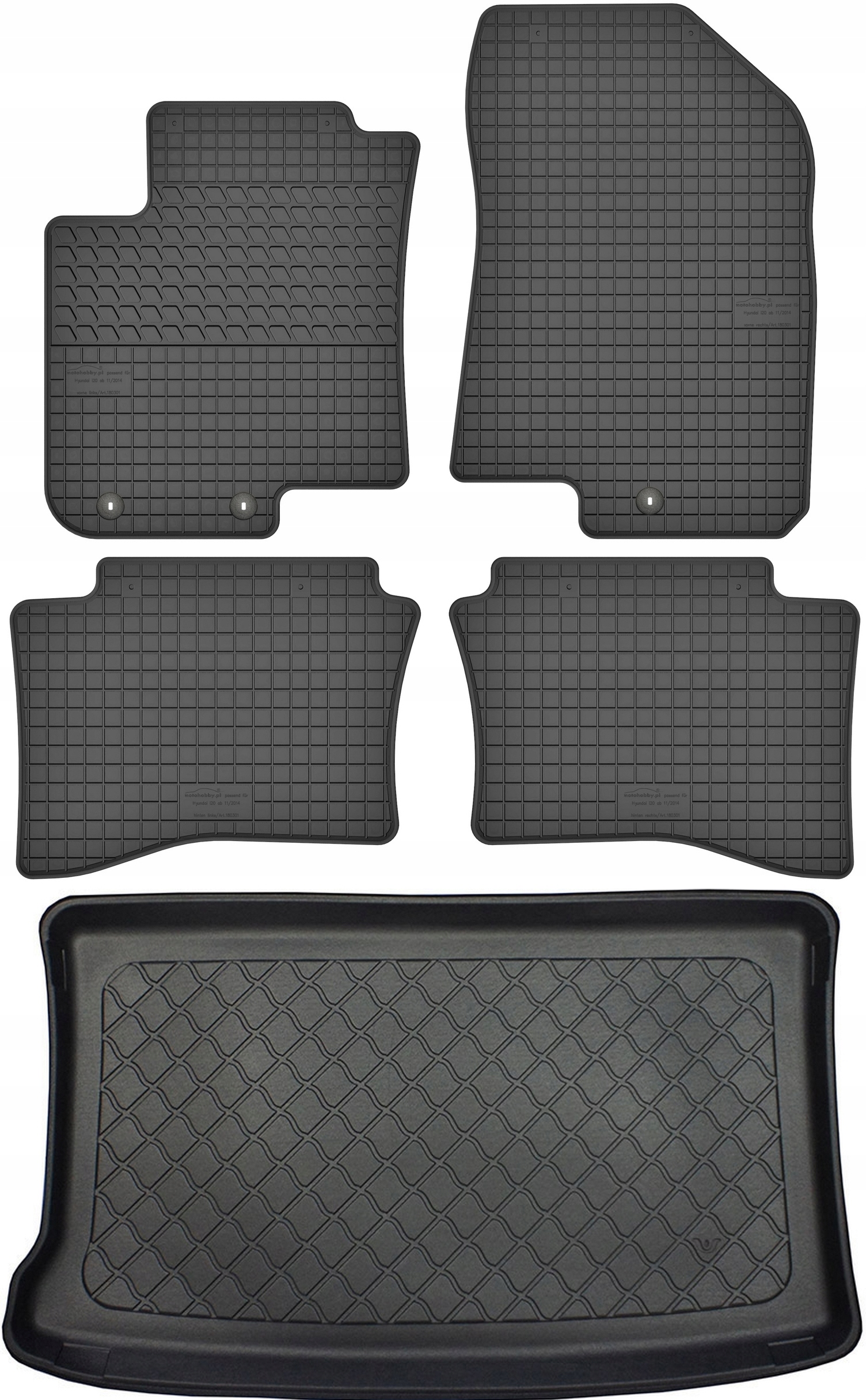 Килимки Max-Килимок резинові 193308g+180301 5 el.