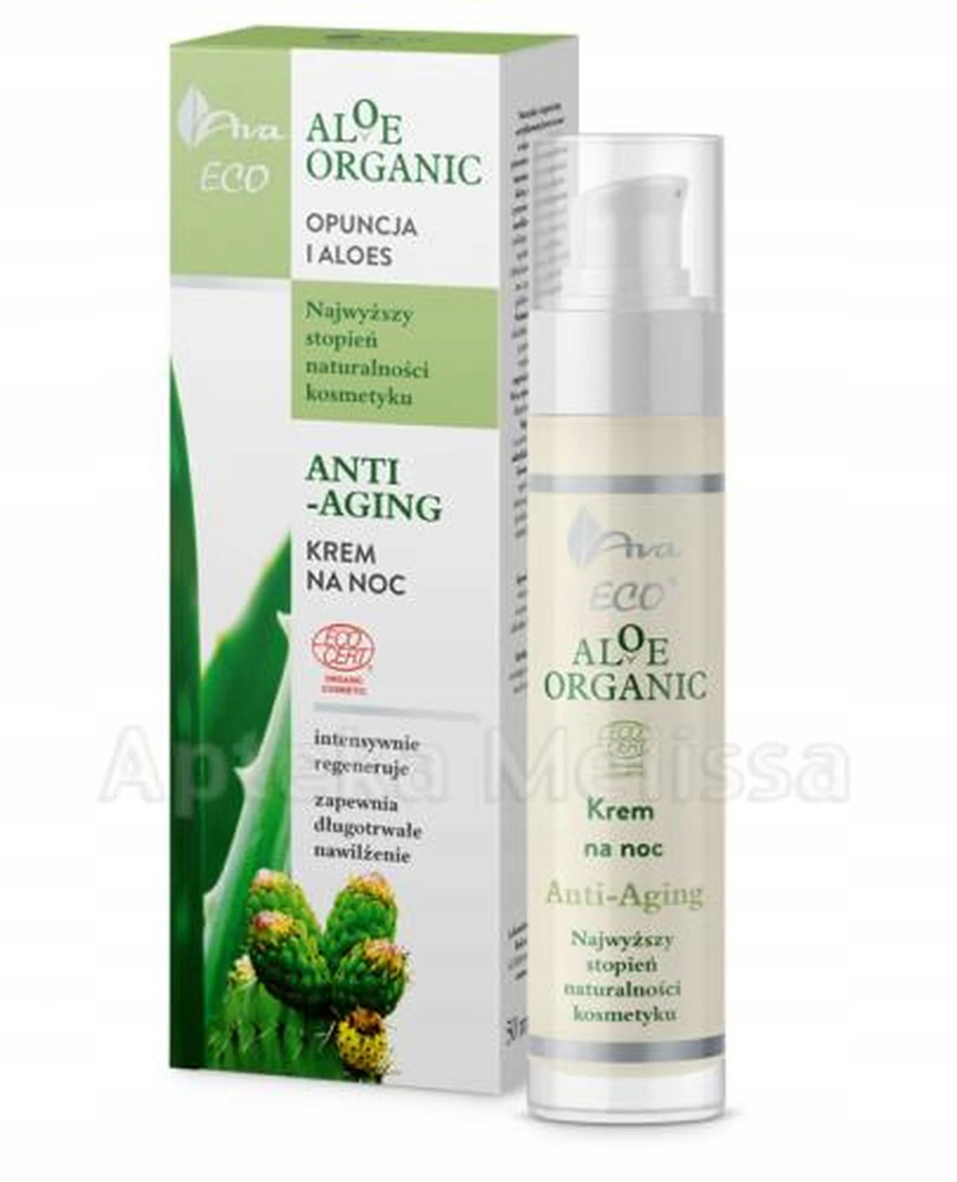 Ava Laboratorium Aloe Organic Anti-aging Krem na noc